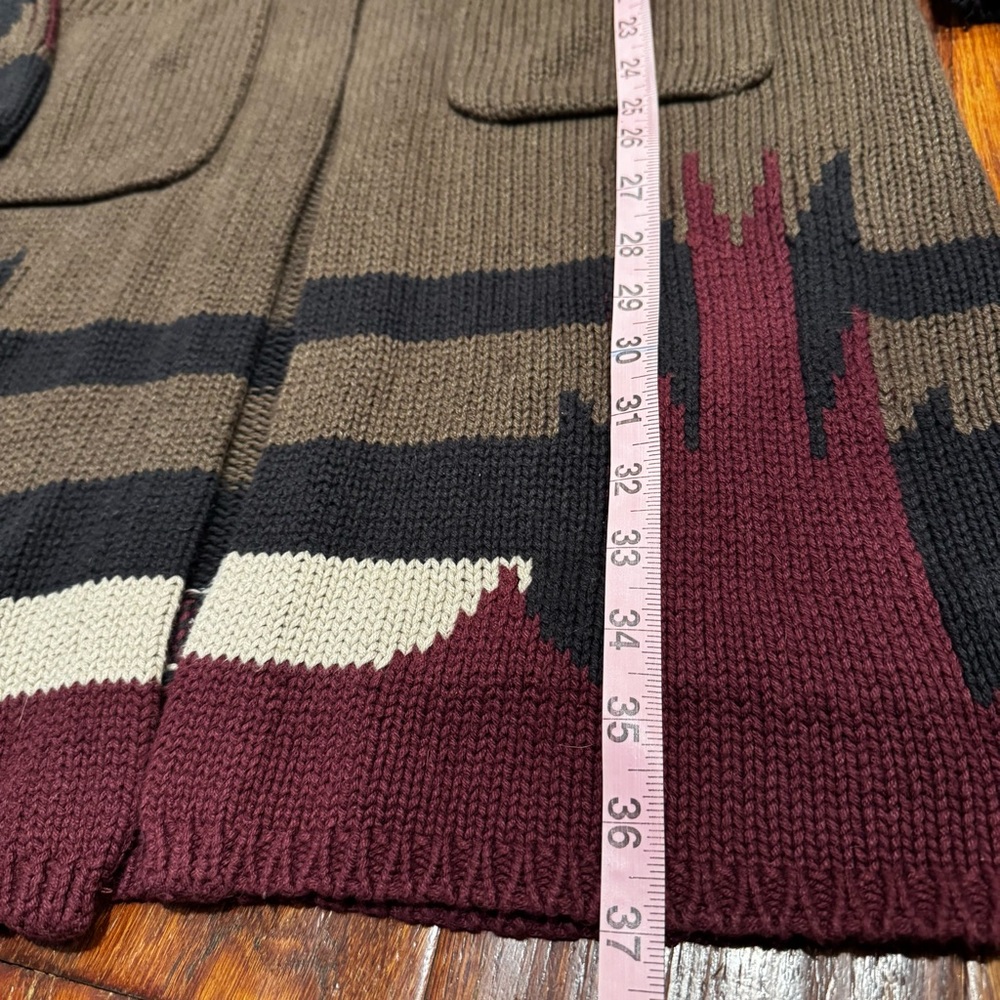 Shyanne Tribal Duster Cardigan with Cozy Shawl Collar - Picture 5 of 9